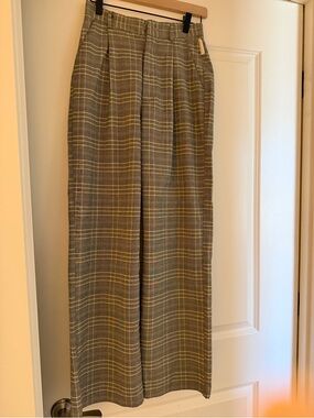 Kendra & Kylie Plaid High-Waist Dress Pants sz 6